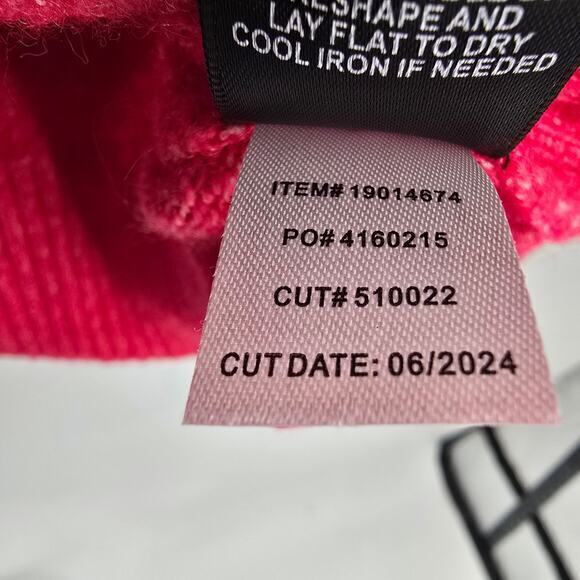 Torrid Women's Plus Fuzzy Color Block Vegan Cashmere Pullover Sweater Size 6 - Picture 9 of 11
